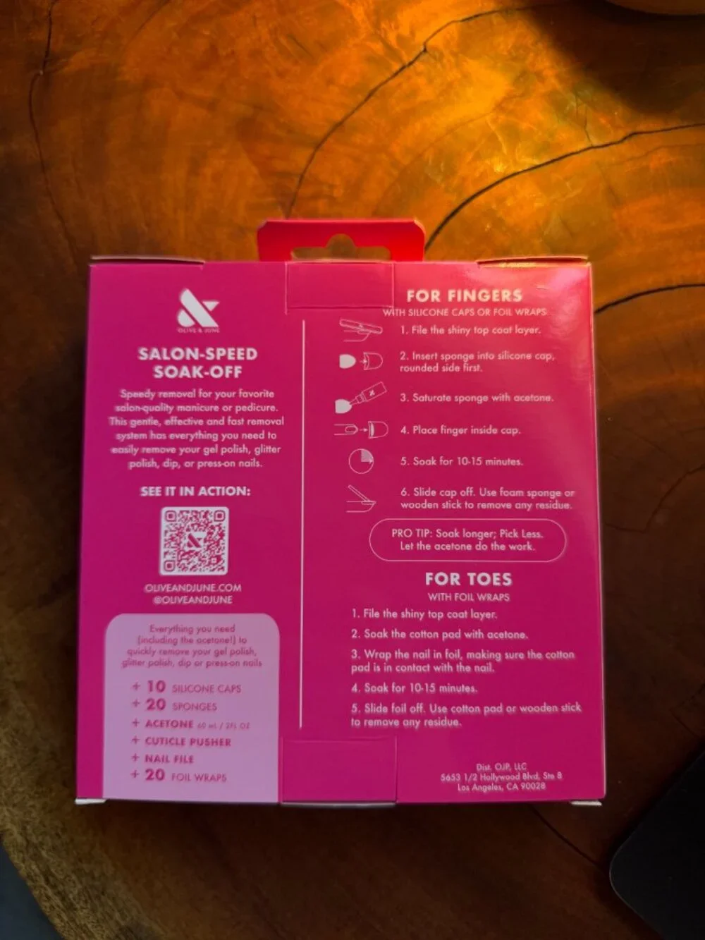Olive & June Salon-Speed Soak-Off Kit | At-Home Gel Removal Kit